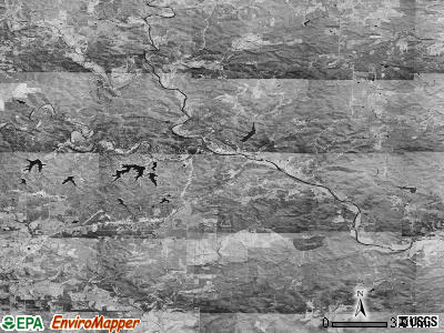 Zip code 72542 satellite photo by USGS