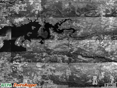 Zip code 72543 satellite photo by USGS
