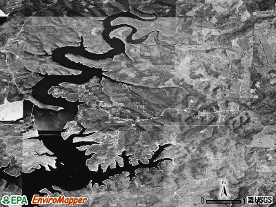 Zip code 72544 satellite photo by USGS