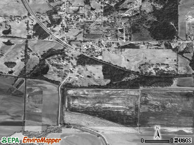 Zip code 72553 satellite photo by USGS