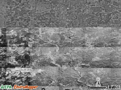 Zip code 72554 satellite photo by USGS