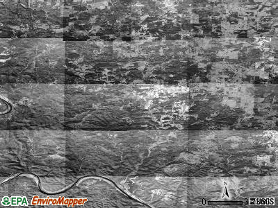 Zip code 72556 satellite photo by USGS