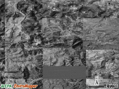 Zip code 72624 satellite photo by USGS