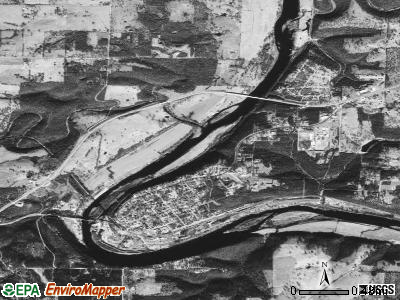 Zip code 72626 satellite photo by USGS