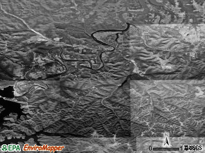 Zip code 72631 satellite photo by USGS