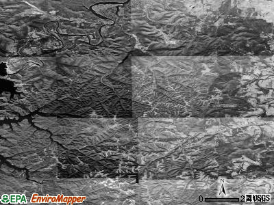 Zip code 72632 satellite photo by USGS