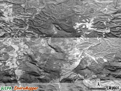 Zip code 72635 satellite photo by USGS