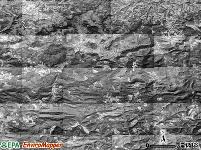 Zip code 72645 satellite photo by USGS
