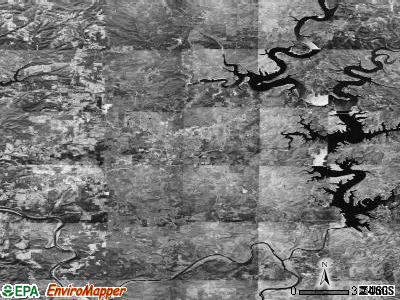 Zip code 72653 satellite photo by USGS