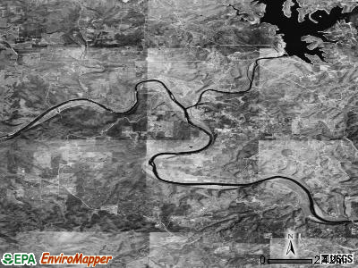 Zip code 72658 satellite photo by USGS