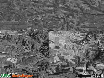 Zip code 72660 satellite photo by USGS