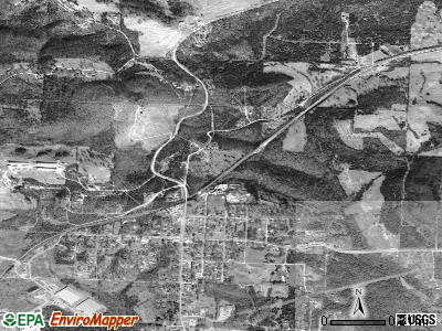 Zip code 72677 satellite photo by USGS