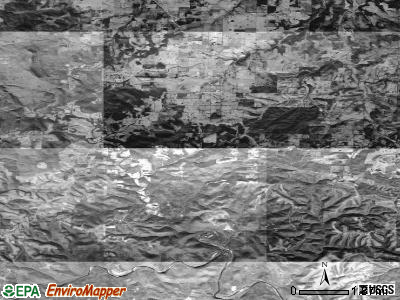 Zip code 72685 satellite photo by USGS
