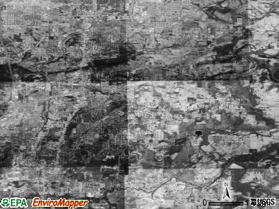 Zip code 72703 satellite photo by USGS