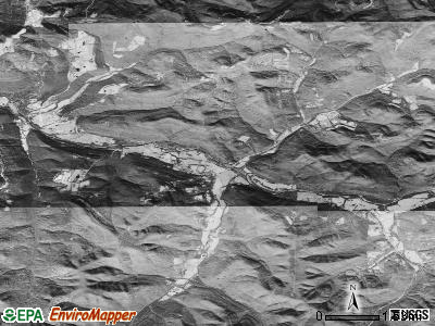Zip code 72717 satellite photo by USGS