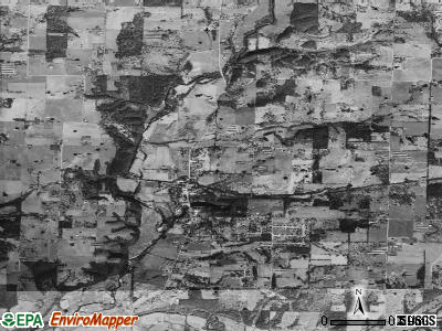 Zip code 72718 satellite photo by USGS