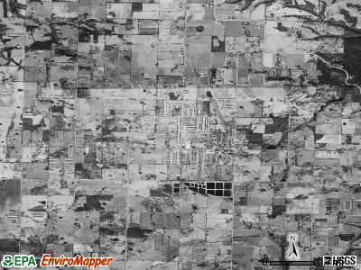 Zip code 72719 satellite photo by USGS