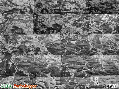 Zip code 72727 satellite photo by USGS