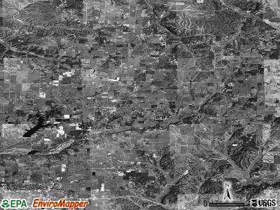 Zip code 72734 satellite photo by USGS