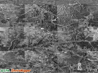 Zip code 72736 satellite photo by USGS