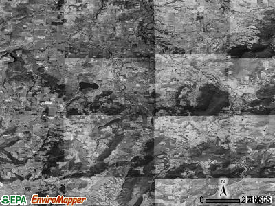 Zip code 72753 satellite photo by USGS
