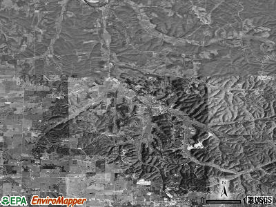 Zip code 72768 satellite photo by USGS