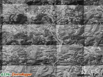 Zip code 72774 satellite photo by USGS