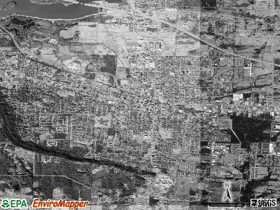 Zip code 72801 satellite photo by USGS