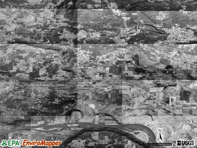 Zip code 72823 satellite photo by USGS