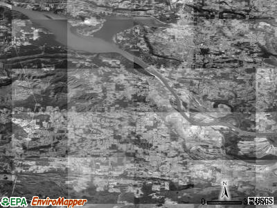 Zip code 72834 satellite photo by USGS