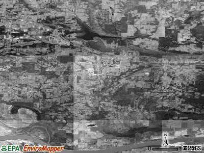 Zip code 72858 satellite photo by USGS