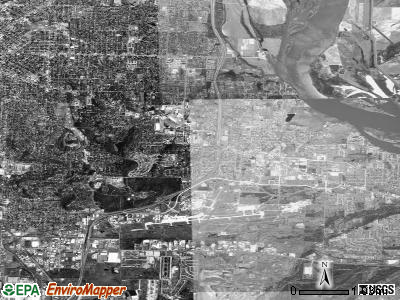 Zip code 72903 satellite photo by USGS