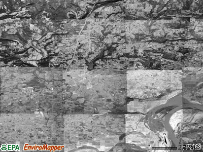 Zip code 72921 satellite photo by USGS