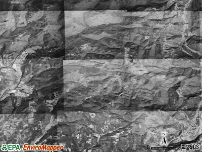 Zip code 72934 satellite photo by USGS