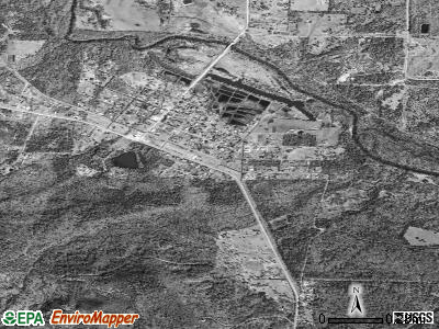 Zip code 72945 satellite photo by USGS