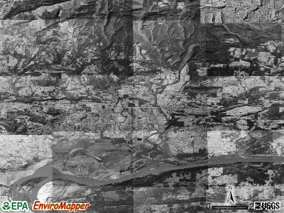 Zip code 72947 satellite photo by USGS