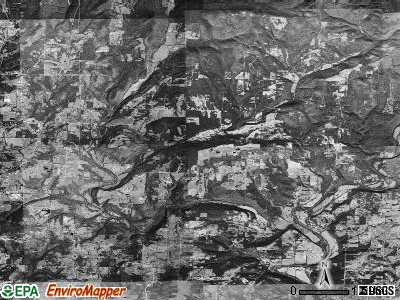 Zip code 72952 satellite photo by USGS
