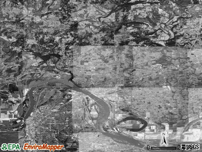 Zip code 72956 satellite photo by USGS