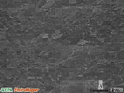 Zip code 73024 satellite photo by USGS