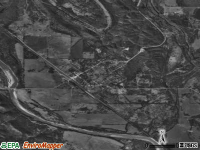 Zip code 73032 satellite photo by USGS
