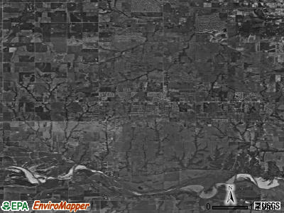 Zip code 73064 satellite photo by USGS