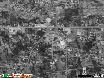 Zip code 73066 satellite photo by USGS