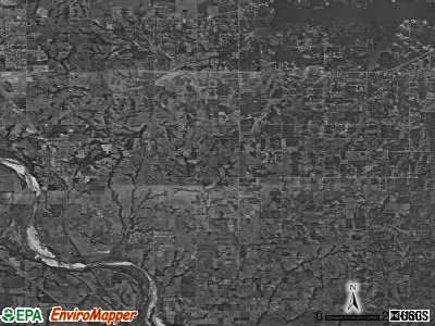 Zip code 73068 satellite photo by USGS