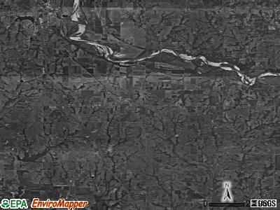 Zip code 73095 satellite photo by USGS