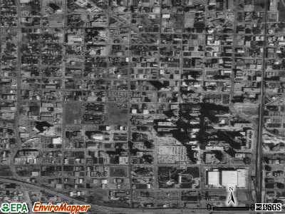 Zip code 73102 satellite photo by USGS