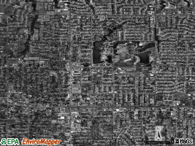 Zip code 73122 satellite photo by USGS