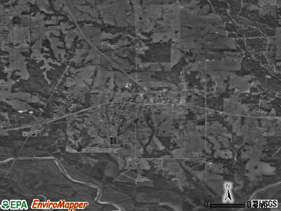 Zip code 73455 satellite photo by USGS