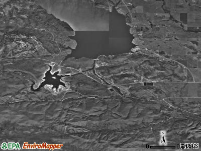 Zip code 73557 satellite photo by USGS