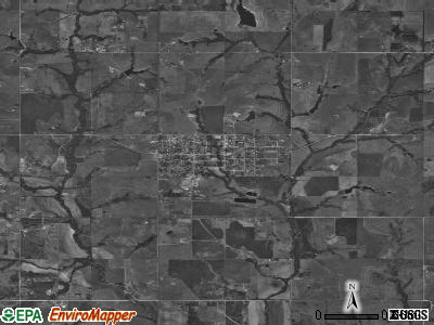 Zip code 73567 satellite photo by USGS