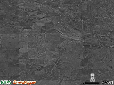 Zip code 73851 satellite photo by USGS